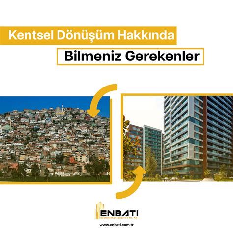 Kentsel D N M Hakk Nda Bilmeniz Gerekenler Enbati Gayr Menkul