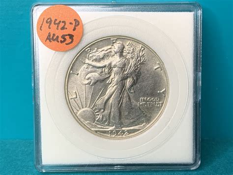 1942 P Walking Liberty Half For Sale Buy Now Online Item 680600