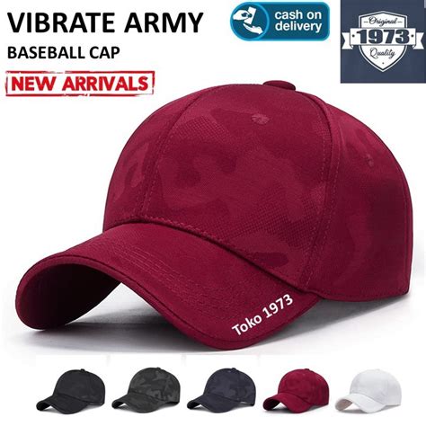 Jual Baseball Cap Vibrate Army Topi Baseball Topi Sport Topi Snapback Topi Pria Shopee