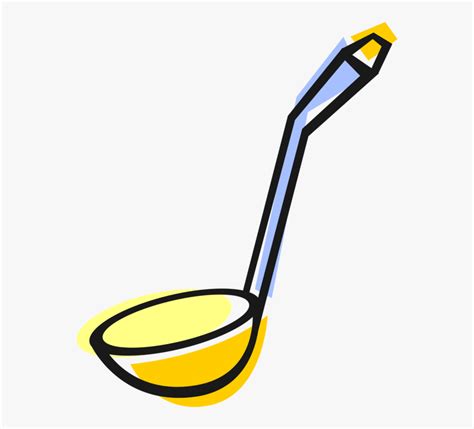 Vector Illustration Of Kitchen Kitchenware Soup Ladle Soup Ladle