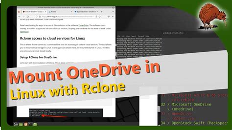 Mount Onedrive As Folder In Linux With Rclone Youtube