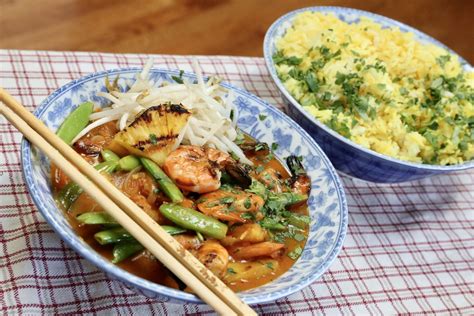 Barbecued Thai Red Prawn Curry Recipe DobbernationLOVES