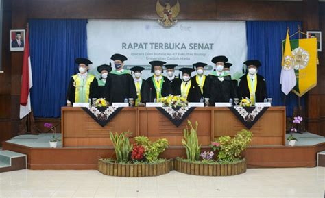 Rapat Terbuka Senat Fakultas Biologi Ugm Dan Tasyakuran Dalam Rangka