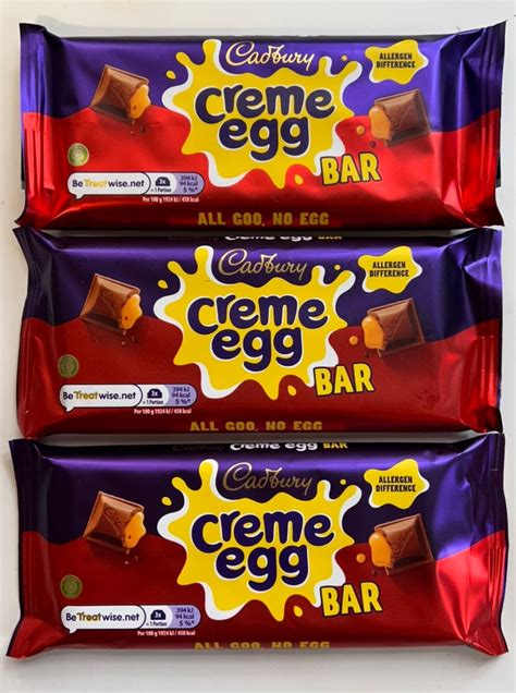 Cadbury Creme Egg Bar G Pack Of Milk Chocolate Bar Limited Edition