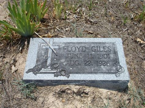 Thomas Floyd Giles M Morial Find A Grave