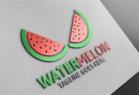 Watermelon Logo Logo Templates Creative Market