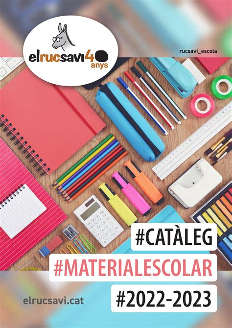 Catàleg Material Escolar 2022 2023 Ruc Savi by Abacus cooperativa Issuu