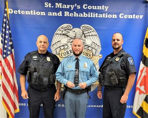 St Marys County Sheriffs Office Lt Britt Awarded As Non Academy