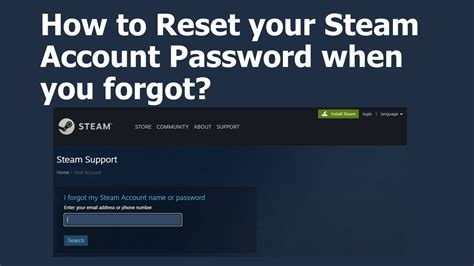 How To Reset Your Steam Account Password When You Forgot YouTube