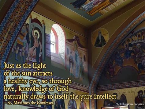 The Inside Of A Church With Paintings On It And A Quote From St Martin