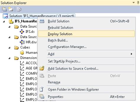 Ssas Manual Deployment