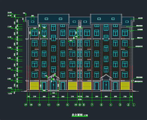 五层住宅楼建筑施工图纸免费下载 住宅楼图纸 土木工程网