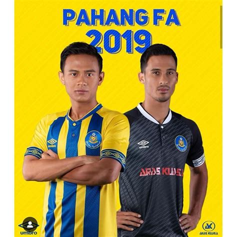 Original Jersey Pahang Home Kit Umbro 2019 Jersi Pahang 2019 Men S