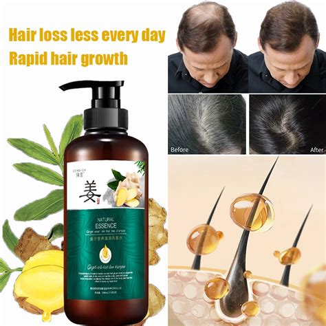 Ginger Shampoo Anti Hair Loss Shampoo 500ml Promotes Thicker Hair