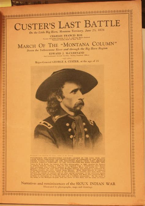 Custer's Last Battle On The Little Big Horn, Montana Territory, June 25 ...