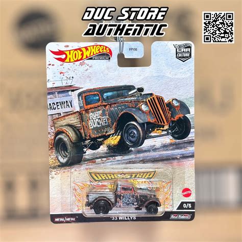 ducstore vn Xe mô hình HCK25 Hot Wheels CHASE 33 Willys free protect card Shopee Việt Nam