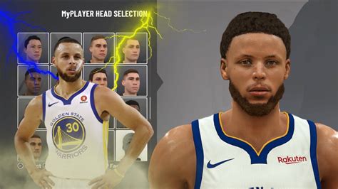 Steph Curry Face Creation In Nba 2k20 Next Gen Graphics Youtube