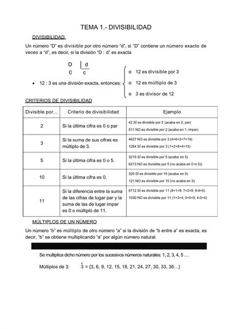 PDF 01 Divisibilidad Resumen Tema DOKUMEN TIPS