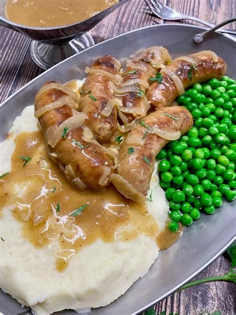 Bangers And Mash Easy Recipe Fed By Sab