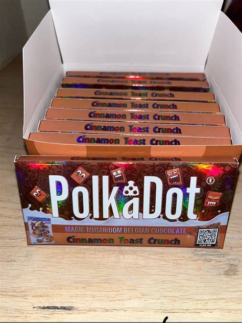 Polka Dot Magic Mushroom Chocolate Bars Psilocybin Store Colorado