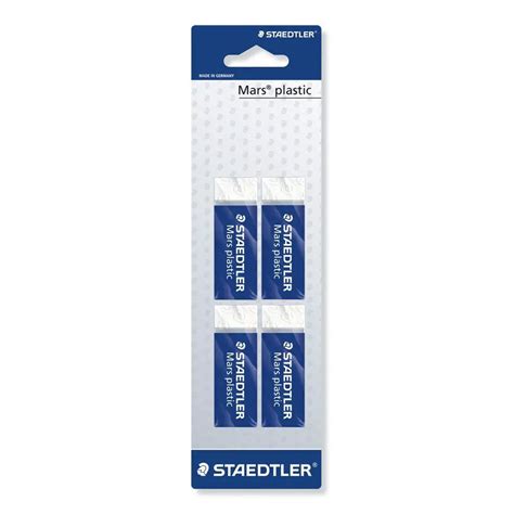 Gomme Staedtler Mars Plastic Pezzi 4 Blister STAEDTLER 52650BK4DA