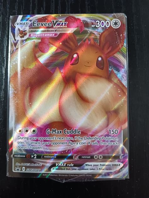 Mavin Pokémon Tcg Eevee Vmax Swsh Black Star Promos Swsh087 Holo Promo