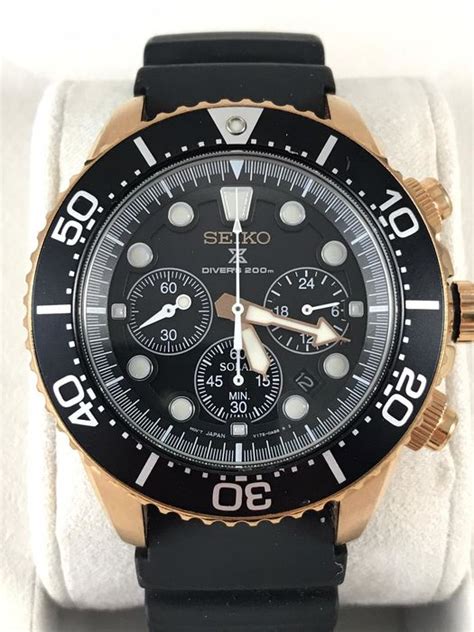 Seiko No Reserve Price X Solar Chronograph Divers 200m V175 0ad0 Hombre 2011