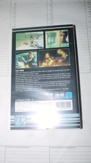 Easy Rider Peter Fonda Dennis Hopper Vhs Video Kassette Eur