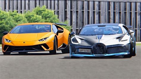 Bugatti Divo Vs Lamborghini Huracan Performante Top Gear Track YouTube