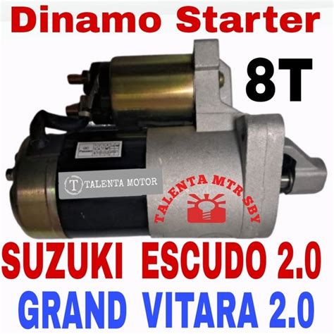 Jual Bergaransi Dinamo Starter Suzuki Escudo Dan Grand Vitara