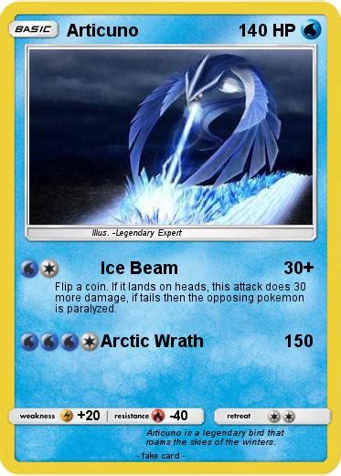 Pokémon Articuno 1168 1168 Ice Beam My Pokemon Card