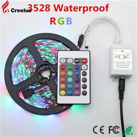 Jual Lampu Led Strip RGB Warna Warni 2835 3528 Komplit Set Adaptor