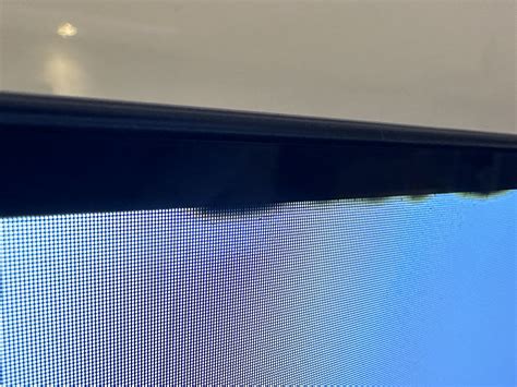What Is This In My Lg Oled65cx Its All Over The Top Border Dont