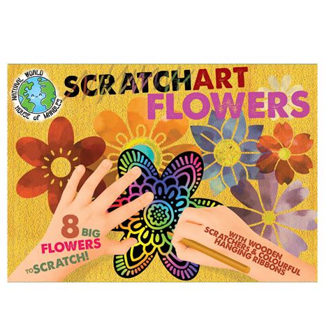 Scratch Art Flowers | | Safari Ltd®