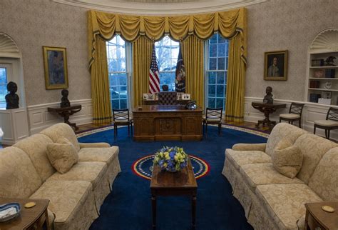 President Biden's Redesigned Oval Office | Take a Tour of President Biden's Redesigned Oval ...