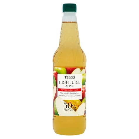 Tesco High Juice Apple Squash 1l Tesco Groceries