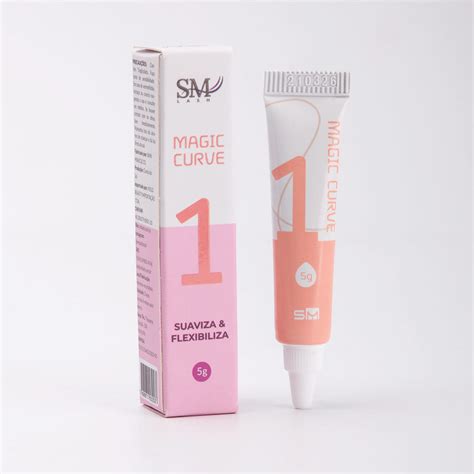 Passo 1 para Lash Lifting SM Lash Magic Curve 5g Corali Cosméticos