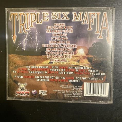 1999 Three Six Mafia Club Memphis Underground Vol 2 Depop