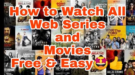 Watch Web Series And Movies For Free Here 👇👇 Youtube