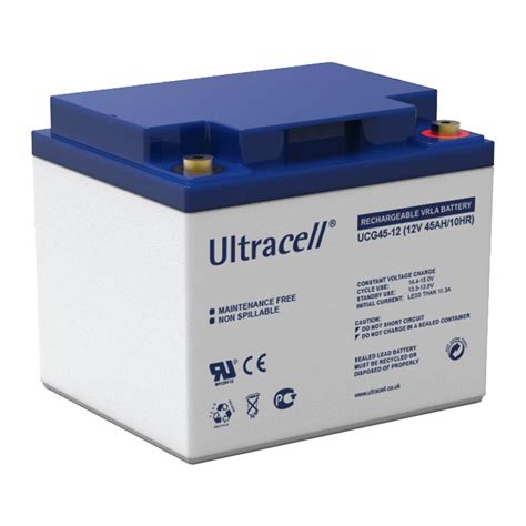 Ultracell UCG45 12 12V 45Ah VRLA Stacionarni Akumulator