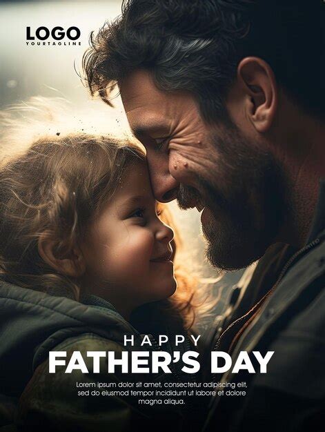 Premium PSD Happy Father S Day Social Media Post Poster Design With