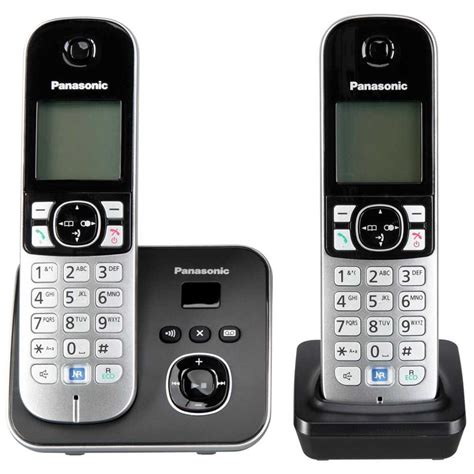 Panasonic KX TG6822GB Wireless Landline Phone 2 Units Silver Techinn