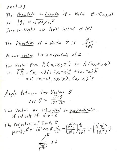 More Calculus Notes