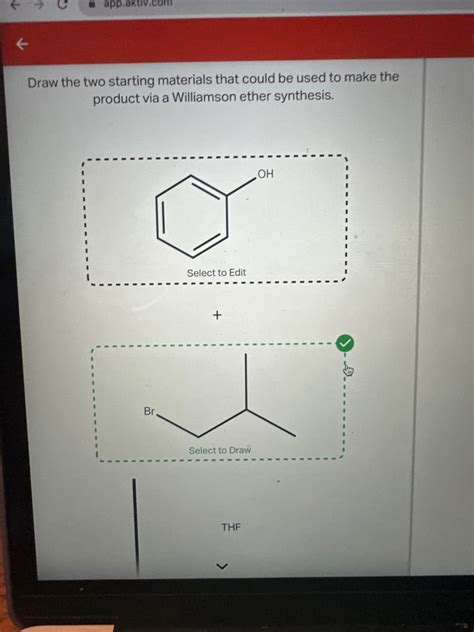 Answered Draw The Two Starting Materials That Bartleby