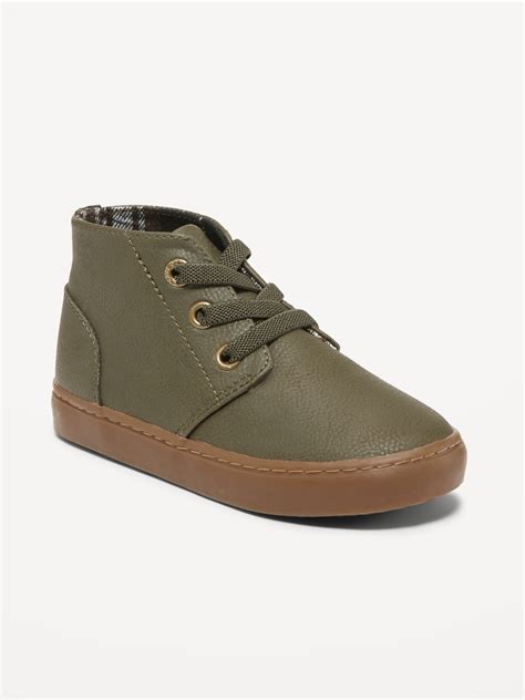 Faux Leather Sneaker Boots For Toddler Boys Old Navy