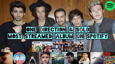 One Direction & Solo Most Streamed Album On Spotify - YouTube