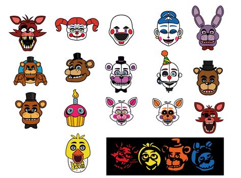 Fnaf Svg Five Nights At Freddy S Set Freddy S Svg Cut Fil Inspire Uplift