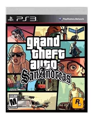 Grand Theft Auto San Andreas Standard Edition Rockstar Games Ps3 Físico