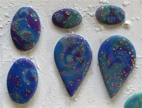 How To Make Polymer Clay Mokume Gane Cabochons For Jewelry FeltMagnet