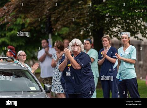 Clap For The Nhs At Cheltenham General Hospital Stock Photo Alamy